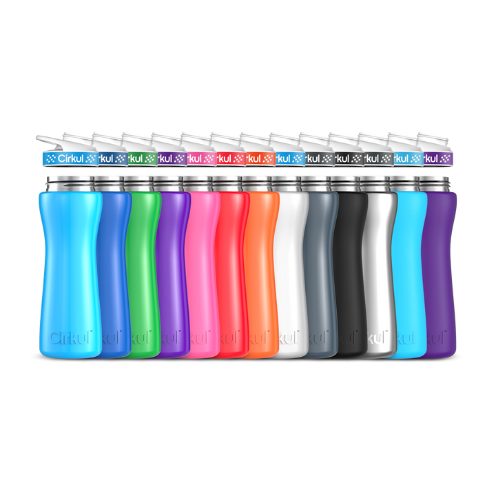 22oz. Stainless Steel Bottle & Comfort Grip Lid M6