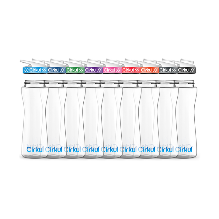 22oz. Plastic Bottle & Comfort Grip Lid R4